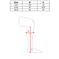 Mini chaps sintetici per adolescenti Billie Horze Nero