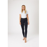 Leggings da equitazione da donna con grip in silicone a fondo intero Madison Horze Nero