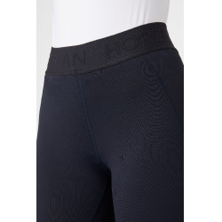 Leggings da equitazione da donna con grip in silicone a fondo intero Madison Horze Blu navy scuro