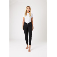 Pantaloni leggeri con rinforzi in pelle elasticizzata Angelina da donna Horze Nero Pantaloni leggeri con rinforzi in pelle elasticizzata Angelina da donna Horze Nero