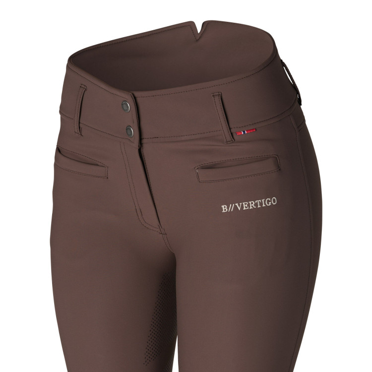 Pantaloni da equitazione termici con fondo integrale in silicone Tiffany da donna B Vertigo Pantaloni da equitazione termici con fondo integrale in silicone Tiffany da donna B Vertigo