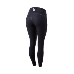 Pantaloni da equitazione a vita alta con full seat in silicone Aubrey da donna Horze
