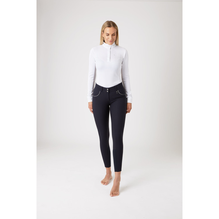 Pantaloni da equitazione a vita alta con full seat in silicone Aubrey da donna Horze Pantaloni da equitazione a vita alta con full seat in silicone Aubrey da donna Horze