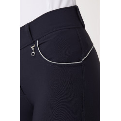 Pantaloni da equitazione a vita alta con full seat in silicone Aubrey da donna Horze Blu navy scuro Pantaloni da equitazione a vita alta con full seat in silicone Aubrey da donna Horze Blu navy scuro