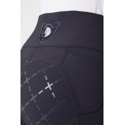Pantaloni con fondello in silicone Désirée a vita alta da donna Horze Blu navy scuro Pantaloni con fondello in silicone Désirée a vita alta da donna Horze Blu navy scuro