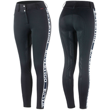 Pantaloni da equitazione funzionali a vita alta con grip in silicone integrale Angelika donna B Vertigo Pantaloni da equitazione funzionali a vita alta con grip in silicone integrale Angelika donna B Vertigo