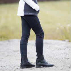 Leggings da equitazione invernali con fondo in silicone Active per bambini Horze Blu navy scuro Leggings da equitazione invernali con fondo in silicone Active per bambini Horze Blu navy scuro