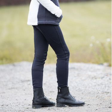 Leggings da equitazione invernali con fondo in silicone Active per bambini Horze Leggings da equitazione invernali con fondo in silicone Active per bambini Horze