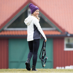 Leggings da equitazione invernali con fondo in silicone Active per bambini Horze Blu navy scuro Leggings da equitazione invernali con fondo in silicone Active per bambini Horze Blu navy scuro