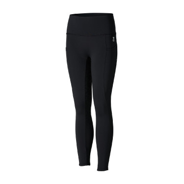 Leggings a copertura totale Gillian per bambini Horze Nero