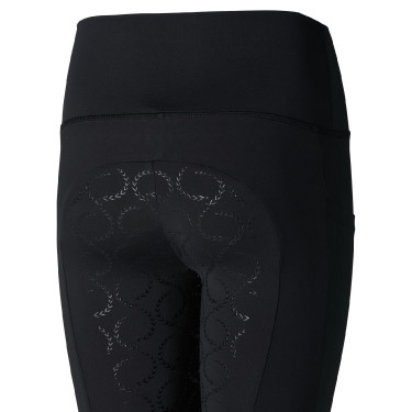 Leggings a copertura totale Gillian per bambini Horze Nero