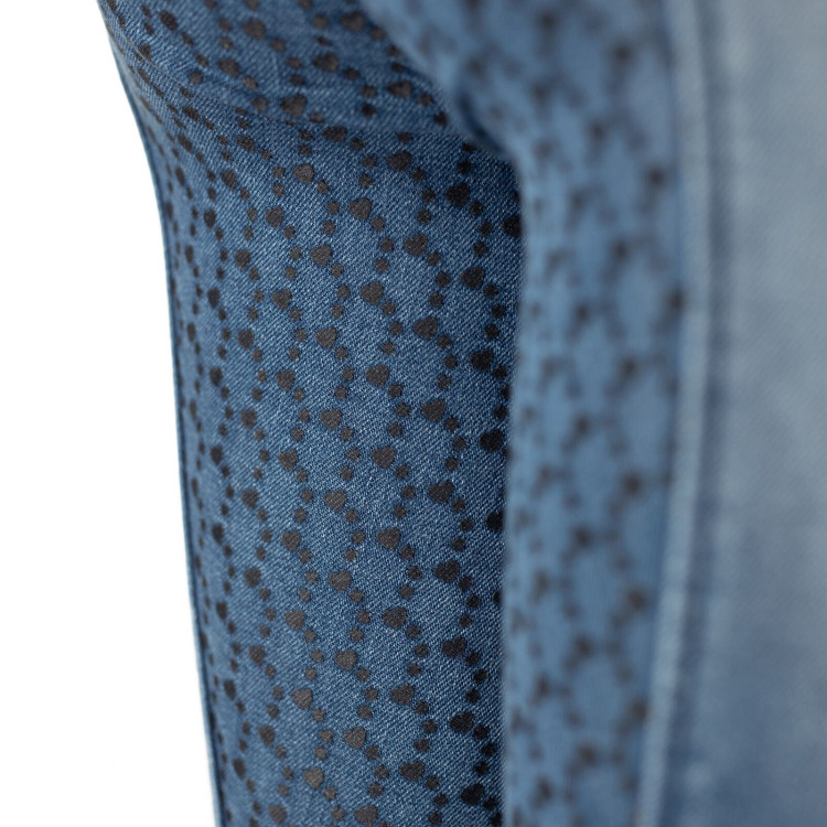 Pantaloni da equitazione in jeans con grip in silicone integrale Poppy per bambini Horze Pantaloni da equitazione in jeans con grip in silicone integrale Poppy per bambini Horze