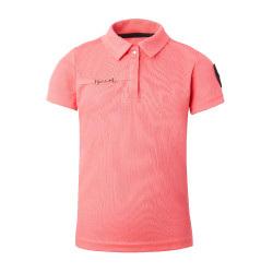 Polo funzionale a maniche corte Denise bambino Horze Rosa