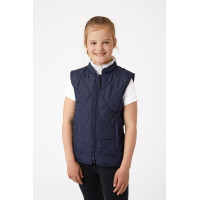 Giacca trapuntata classica da bambino Horze Peacoat blu scuro Giacca trapuntata classica da bambino Horze Peacoat blu scuro