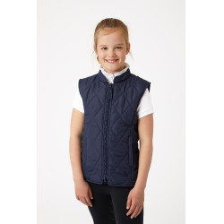 Giacca trapuntata classica da bambino Horze Peacoat blu scuro Giacca trapuntata classica da bambino Horze Peacoat blu scuro