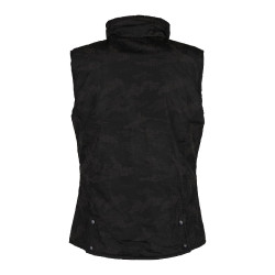 Gilet riflettente mimetico Luminox da donna Horze Nero / argento Gilet riflettente mimetico Luminox da donna Horze Nero / argento