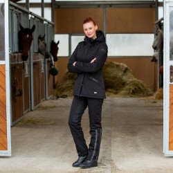 Pantaloni da equitazione termici trapuntati Dana da donna B Vertigo Nero