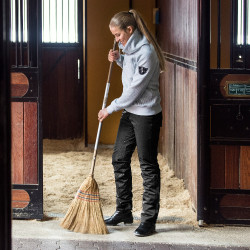 Pantaloni da equitazione con stampa in silicone Adeline da donna Horze Nero