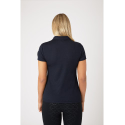 Polo funzionale a maniche corte da donna Denise Horze Blu navy scuro Polo funzionale a maniche corte da donna Denise Horze Blu navy scuro