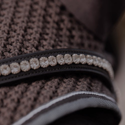 Cuffia anti-mosche Adepto Horze Marrone scuro