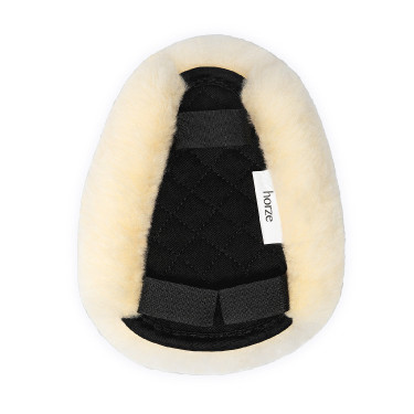 Cuscinetto per pettorale Harleigh in montone Horze Avorio Bianco Cuscinetto per pettorale Harleigh in montone Horze Avorio Bianco