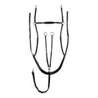 Pettorale Belgravia combinata con martingala Horze Nero Pettorale Belgravia combinata con martingala Horze Nero