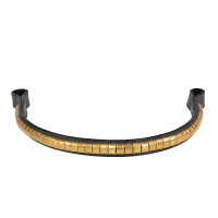 Fronte con borchie in rame Horze BL/BRS Nero Fronte con borchie in rame Horze BL/BRS Nero
