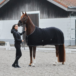 Coperta in pile Kiel Horze Nero