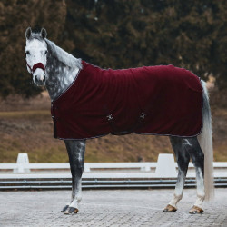 Coperta in pile Kiel Horze Rosso scuro