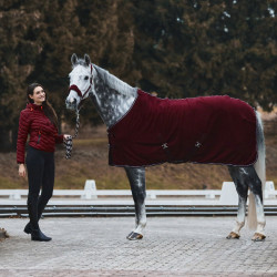 Coperta in pile Kiel Horze Rosso scuro