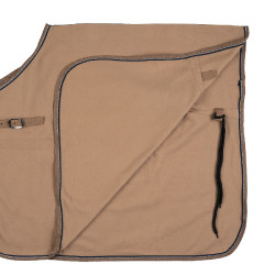 Coprireni in pile Kiel Horze Marrone chiaro Coprireni in pile Kiel Horze Marrone chiaro