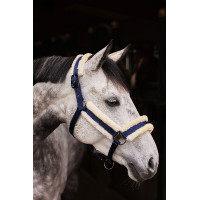 Capestro Marquess con fodera in pelliccia sintetica Horze Blu Egeo Capestro Marquess con fodera in pelliccia sintetica Horze Blu Egeo