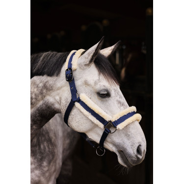 Capestro Marquess con fodera in pelliccia sintetica Horze Blu navy scuro Capestro Marquess con fodera in pelliccia sintetica Horze Blu navy scuro