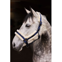Capestro Marquess con fodera in pelliccia sintetica Horze Blu Egeo Capestro Marquess con fodera in pelliccia sintetica Horze Blu Egeo