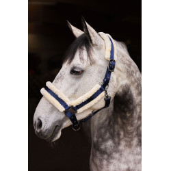 Capestro Marquess con fodera in pelliccia sintetica Horze Blu navy scuro Capestro Marquess con fodera in pelliccia sintetica Horze Blu navy scuro