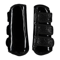 Stinchiere chiuse con paillettes Horze Nero Stinchiere chiuse con paillettes Horze Nero