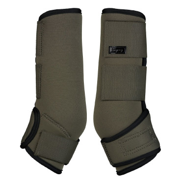 Stinchiere chiuse in neoprene Horze Oliva scura Verde