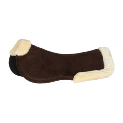 Ammortizzatore in schiuma memory foam con pelliccia sintetica Horze Marrone