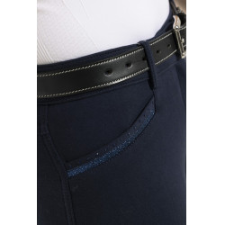 Pantaloni Equithème Kim cotone organico Blu navy