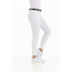 Pantaloni Equithème Kendal fondo in silicone Bianco Pantaloni Equithème Kendal fondo in silicone Bianco