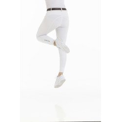 Pantaloni Equithème Kendal fondo in silicone Bianco Pantaloni Equithème Kendal fondo in silicone Bianco