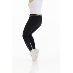 Pantaloni Equithème Kendal fondo in silicone Nero