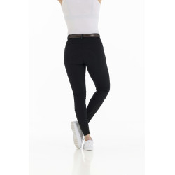 Pantaloni Equithème Kendal fondo in silicone Nero