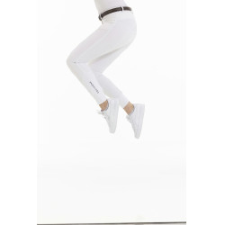 Pantaloni Equithème Kendal fondo in silicone Bianco Pantaloni Equithème Kendal fondo in silicone Bianco