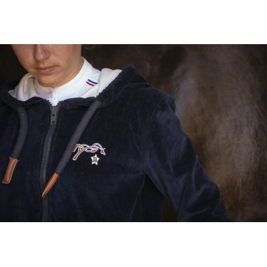 Felpa con zip Emy Velvet Pénélope Felpa con zip Emy Velvet Pénélope