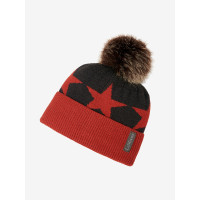 Cuffia con pompon LeMieux Sasha Rioja Viola Cuffia con pompon LeMieux Sasha Rioja Viola