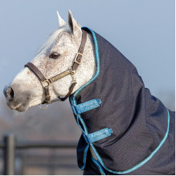 Copricollo Horseware Amigo® Bravo 12 Original 150g 1200D Marina / turchese Blu