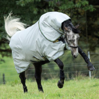 Coperta Horseware Rambo Duo 100g con sottocoperte Grigio