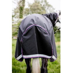Coperta Horseware Rambo Supreme Turnout Vari-layer 1680D 250g Marino / bordeaux Blu