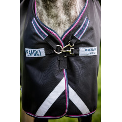 Coperta Horseware Rambo Supreme Turnout Vari-layer 1680D 250g Marino / bordeaux Blu